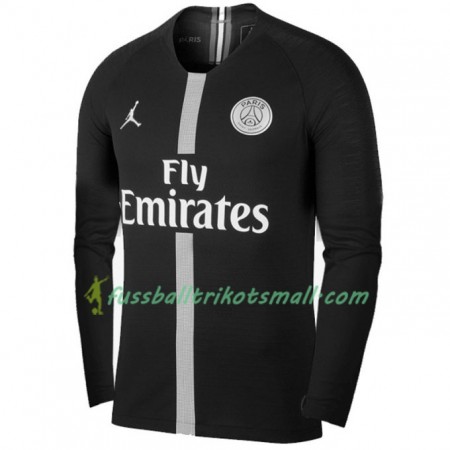 Fußballtrikots Paris Saint-Germain Jodan Schwarz 2018-2019 Langarm Ausweichtrikot kaufen